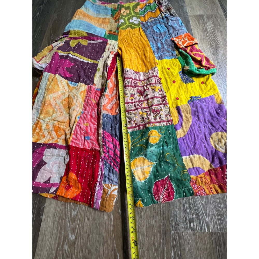 Earthbound Trading Co Patchwork Pants Womens XL M… - image 6